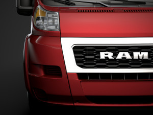 ram promaster window van 2500 hr 136wb 2020 Model 3D