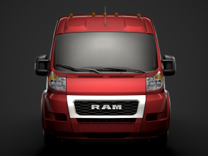 ram promaster window van 2500 hr 136wb 2020 Model 3D