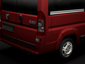 ram promaster window van 2500 hr 136wb 2020 Model 3D