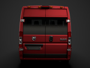ram promaster window van 2500 hr 136wb 2020 Model 3D