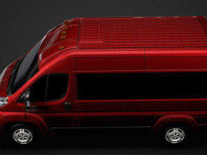 ram promaster window van 2500 hr 136wb 2020 Model 3D