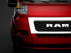 ram promaster window van 2500 hr 136wb 2020 Model 3D