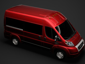 ram promaster window van 2500 hr 136wb 2020 Model 3D
