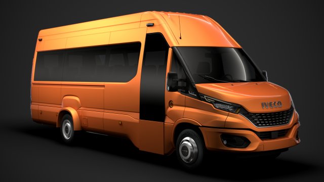 iveco daily tourus l5h3 2020 Modelo 3D .c4d .max .obj .3ds .fbx .stl .blend 