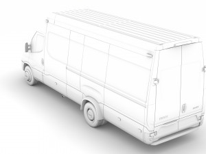 iveco daily van l5h3 2020 3D Модель