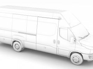 iveco daily van l5h3 2020 3D Модель