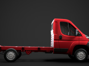 citroen jumper chassis single cab 3450wb 2014 Modelo 3D