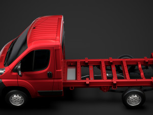 citroen jumper chassis single cab 3450wb 2014 Modelo 3D