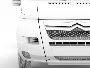 citroen jumper chassis single cab 3450wb 2014 Modelo 3D