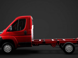 citroen jumper chassis single cab 3450wb 2014 Modelo 3D