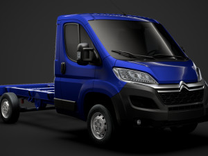citroen jumper chassis single cab 3450wb 2020 3D 모델