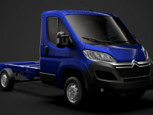 citroen jumper telaio cabina singola 3450wb 2020 Modello 3D