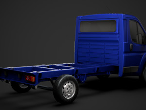 citroen jumper chassis single cab 3450wb 2020 3D Модель