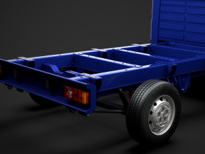 citroen jumper chassis single cab 3450wb 2020 3D Модель