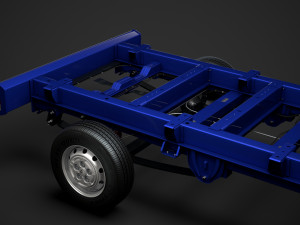 citroen jumper chassis single cab 3450wb 2020 3D Модель