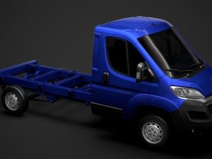 citroen jumper chassis single cab 3450wb 2020 3D Модель