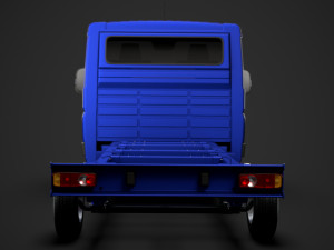 citroen jumper chassis single cab 3450wb 2020 3D Модель