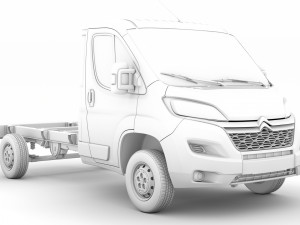 citroen jumper chassis single cab 3450wb 2020 3D Модель
