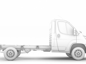citroen jumper chassis single cab 3450wb 2020 3D Модель