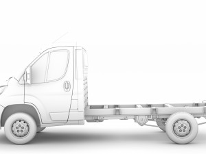 citroen jumper chassis single cab 3450wb 2020 3D Модель