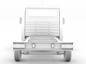 citroen jumper chassis single cab 3450wb 2020 3D Модель