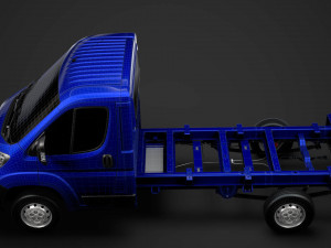 citroen jumper chassis single cab 3450wb 2020 3D Модель