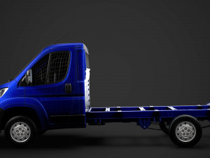 citroen jumper chassis single cab 3450wb 2020 3D Модель