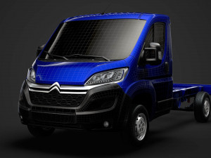 citroen jumper chassis single cab 3450wb 2020 3D Модель