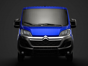 citroen jumper chassis single cab 3450wb 2020 3D Модель
