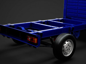 citroen jumper chassis single cab 3450wb 2020 3D Модель