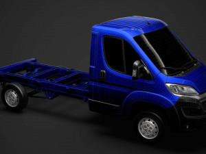 citroen jumper chassis single cab 3450wb 2020 3D Модель