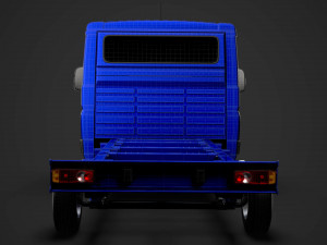 citroen jumper chassis single cab 3450wb 2020 3D Модель