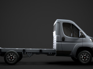fiat ducato chassis truck single cab 3450wb 2020 3D Модель