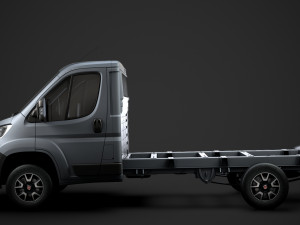 fiat ducato chassis truck single cab 3450wb 2020 3D Модель