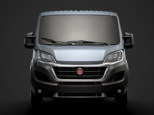 fiat ducato chassis truck single cab 3450wb 2020 3D Модель