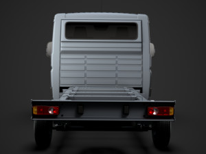 fiat ducato chassis truck single cab 3450wb 2020 3D Модель