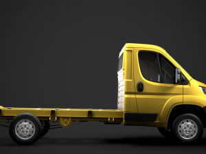peugeot boxer chassis truck single cab 3450wb2020 3D 모델