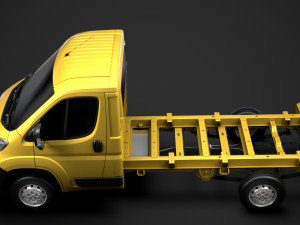 peugeot boxer chassis truck single cab 3450wb2020 3D 모델