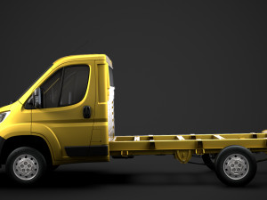 peugeot boxer chassis truck single cab 3450wb2020 3D 모델