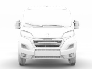 peugeot boxer chassis truck single cab 3450wb2020 3D 모델