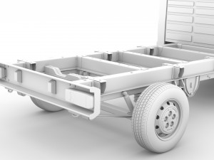 peugeot boxer chassis truck single cab 3450wb2020 3D 모델