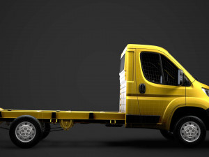 peugeot boxer chassis truck single cab 3450wb2020 3D 모델