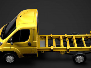 peugeot boxer chassis truck single cab 3450wb2020 3D 모델