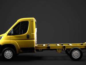 peugeot boxer chassis truck single cab 3450wb2020 3D 모델