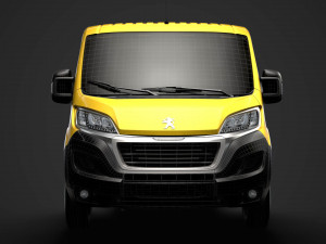 peugeot boxer chassis truck single cab 3450wb2020 3D 모델