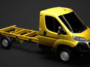 peugeot boxer chassis truck single cab 3450wb2020 3D 모델
