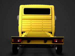 peugeot boxer chassis truck single cab 3450wb2020 3D 모델