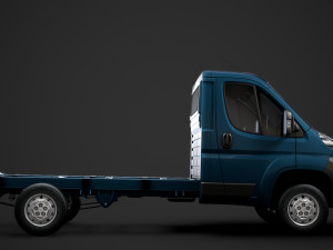 peugeot boxer chassis truck single cab 3450wb 2014 3D मॉडल