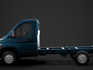 peugeot boxer chassis truck single cab 3450wb 2014 3D मॉडल