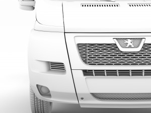 peugeot boxer chassis truck single cab 3450wb 2014 3D मॉडल